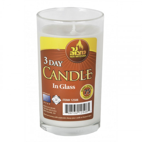 3 Day Memorial Candle