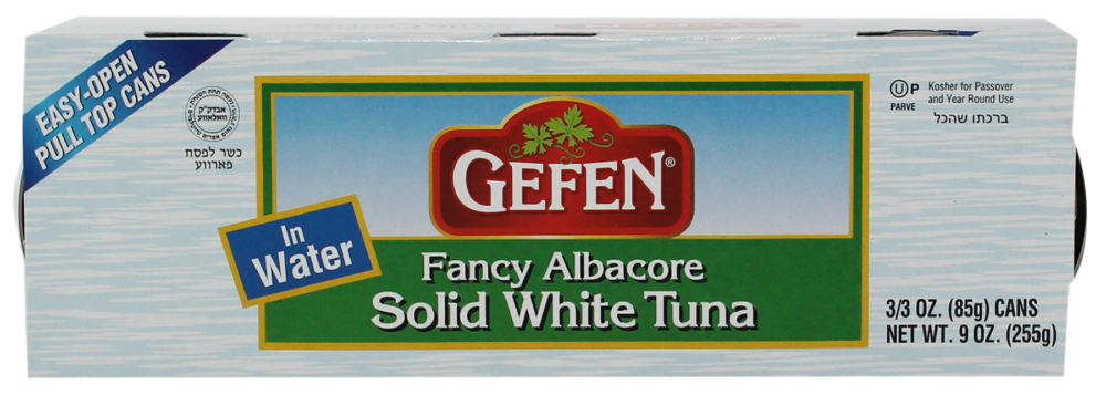 Gefen Solid Tuna Water 3pk