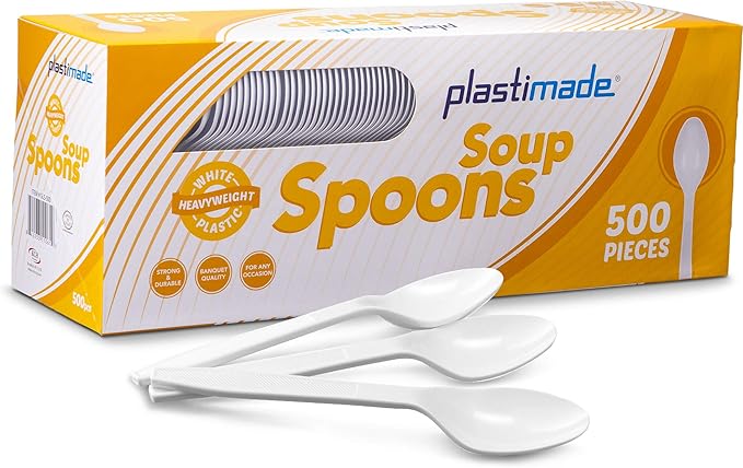 Soup Spoons White