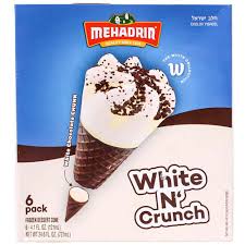 Cones White N Crunch