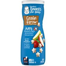 Gerber Puffs Straw/Apple