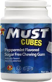 Peppermint Gum Cubes