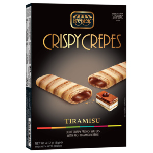 Crispy Crepes Choc Mousse