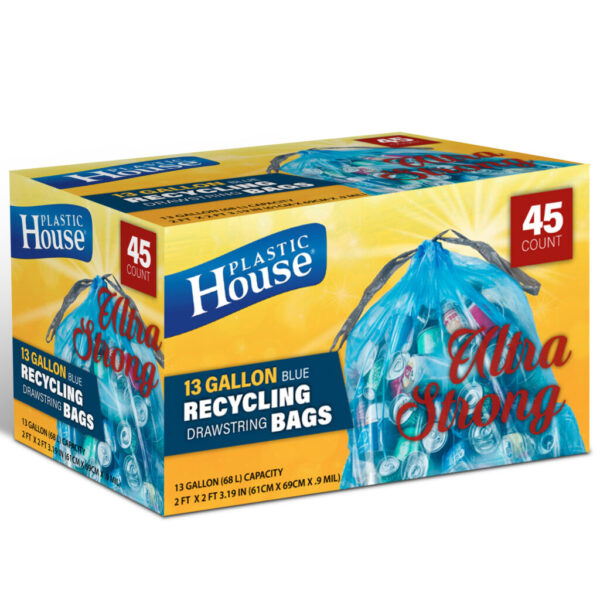 Recycling Drwstr Bags Blue