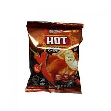 Potato Chips Hot Ripple