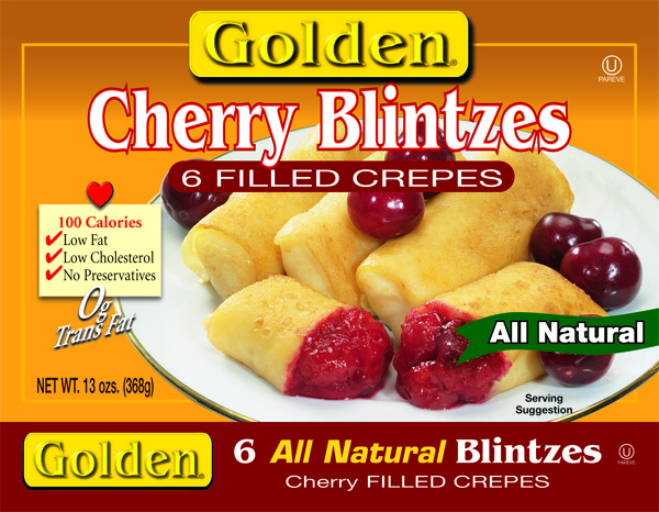 Golden Cherry Blintz