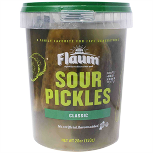Flaum's Sour Pickles 28-oz
