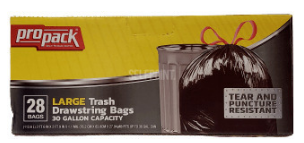 Trash Bags Drawstring 30gal