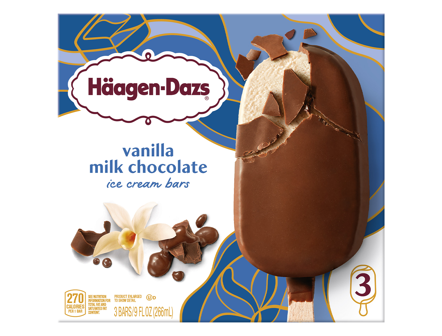 Vanilla Milk Choc Bars