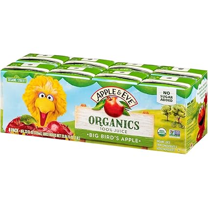 Organic Apple Juice 8 pk