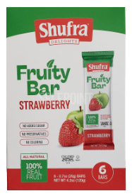 Fruity Bar Strawberry 6pk