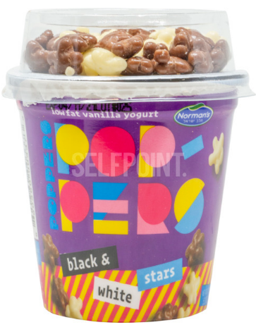 Poppers Blk & Wht Stars
