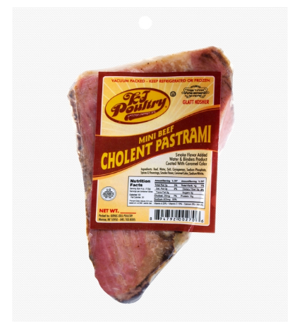 Mini Beef Cholent Pastrami