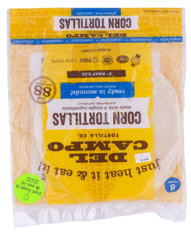 Tortillas 8"